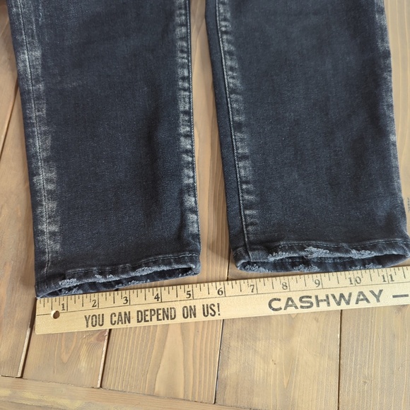 Moussy Vintage Women’s Faded Black Distressed Mid Rise Jeans - Picture 9 of 12